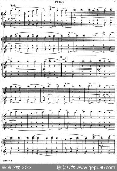7Ancient-Dances-(4H)四手联弹（七首古风舞曲·2）|里奥鲍尔德·戈多夫斯基