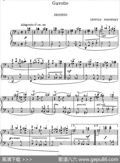 7Ancient-Dances-(4H)四手联弹（七首古风舞曲·4）|里奥鲍尔德·戈多夫斯基