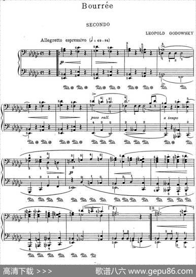 7Ancient-Dances-(4H)四手联弹（七首古风舞曲·5）|里奥鲍尔德·戈多夫斯基