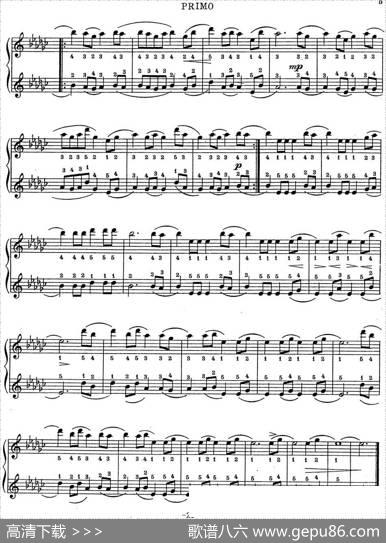 7Ancient-Dances-(4H)四手联弹（七首古风舞曲·5）|里奥鲍尔德·戈多夫斯基
