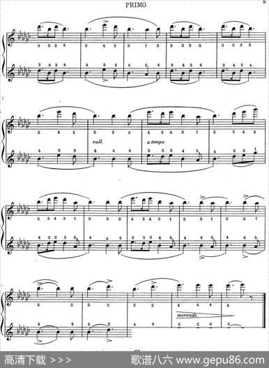 7Ancient-Dances-(4H)四手联弹（七首古风舞曲·6）|里奥鲍尔德·戈多夫斯基