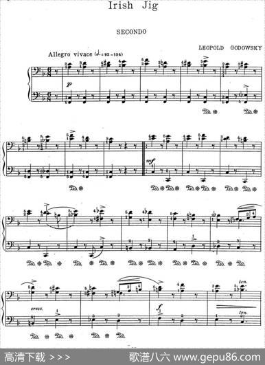 7Ancient-Dances-(4H)四手联弹（七首古风舞曲·7）|里奥鲍尔德·戈多夫斯基