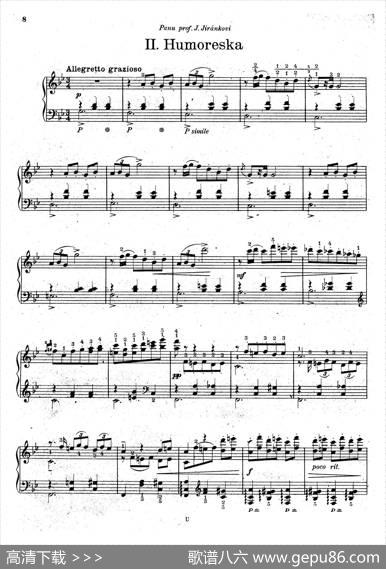 SixPianoPiecesOp.7（6首钢琴小品·Ⅱ）|约瑟夫·苏克