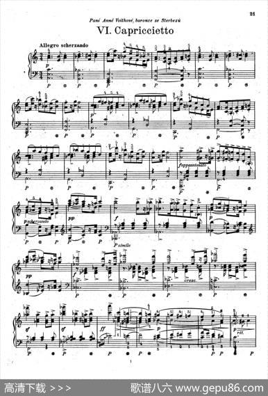 SixPianoPiecesOp.7（6首钢琴小品·Ⅵ）|约瑟夫·苏克