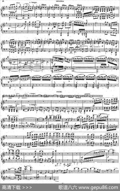 HaroldenItalieOp.16-4Hands（哈罗尔德在意大利·四手联弹）（P1——10）|路易斯·埃克托·柏辽兹