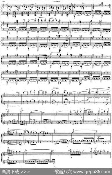 HaroldenItalieOp.16-4Hands（哈罗尔德在意大利·四手联弹）（P21——30）|路易斯·埃克托·柏辽兹