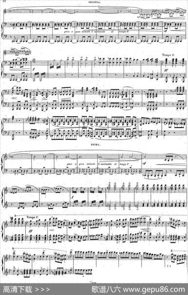 HaroldenItalieOp.16-4Hands（哈罗尔德在意大利·四手联弹）（P31——40）|路易斯·埃克托·柏辽兹