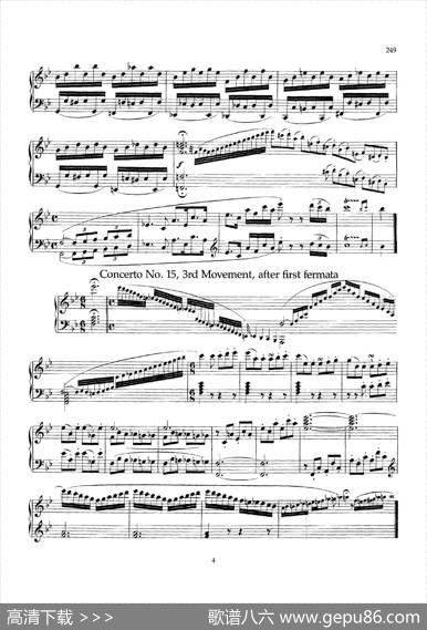PianoConcertoNo.15inBbMajorK.450-FullScore（降B大调钢琴协奏曲总谱）|沃尔夫冈·阿玛多伊斯·莫扎特
