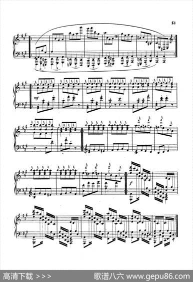 VariationsonYankeeDoodlefromMiscelleniesOp.93（扬基嘟得主题变奏曲）|安东·鲁宾斯坦