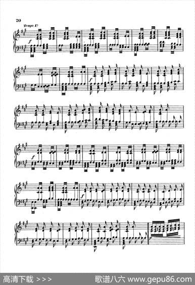VariationsonYankeeDoodlefromMiscelleniesOp.93（扬基嘟得主题变奏曲）|安东·鲁宾斯坦