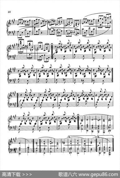 VariationsonYankeeDoodlefromMiscelleniesOp.93（扬基嘟得主题变奏曲）|安东·鲁宾斯坦
