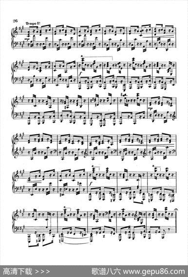 VariationsonYankeeDoodlefromMiscelleniesOp.93（扬基嘟得主题变奏曲）|安东·鲁宾斯坦