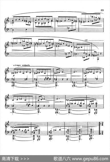VariationsonYankeeDoodlefromMiscelleniesOp.93（扬基嘟得主题变奏曲）|安东·鲁宾斯坦