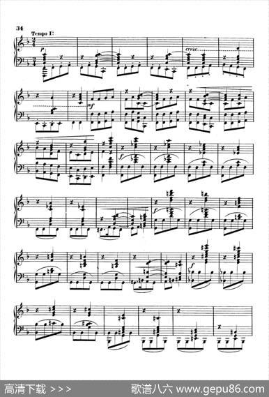 VariationsonYankeeDoodlefromMiscelleniesOp.93（扬基嘟得主题变奏曲）|安东·鲁宾斯坦