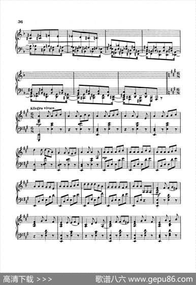 VariationsonYankeeDoodlefromMiscelleniesOp.93（扬基嘟得主题变奏曲）|安东·鲁宾斯坦
