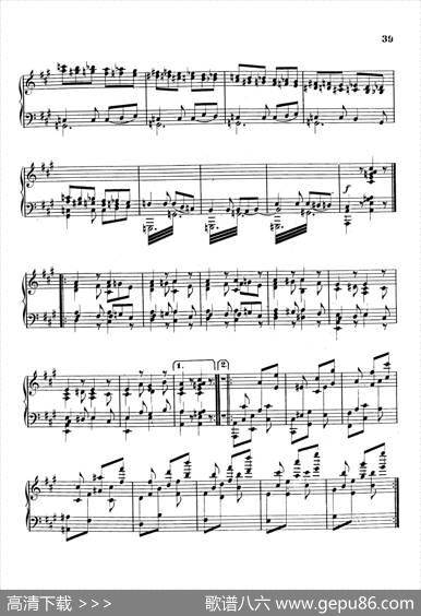 VariationsonYankeeDoodlefromMiscelleniesOp.93（扬基嘟得主题变奏曲）|安东·鲁宾斯坦