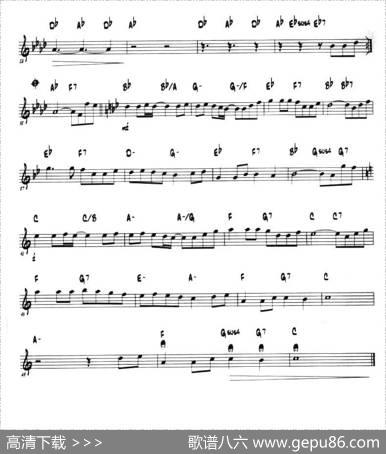 童话（第一次中音萨克斯、爵士乐版）