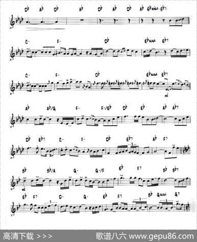 童话（第二次中音萨克斯、爵士乐版）