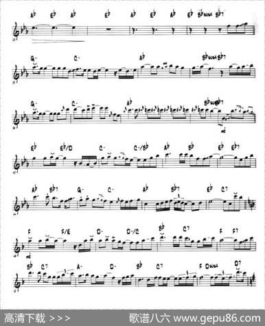 童话（第二中音萨克斯、爵士乐版）