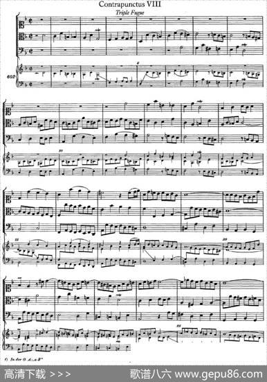 TheArtoftheFugueBWV1080（赋格的艺术-VIII）|约翰.塞巴斯蒂安.巴赫