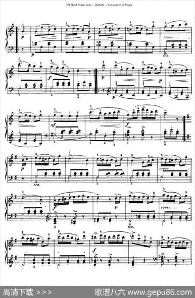 4PianoSonatinas（4首钢琴小奏鸣曲）（Op.151No.1）|安东·狄亚贝利