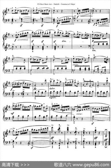 4PianoSonatinas（4首钢琴小奏鸣曲）（Op.151No.1）|安东·狄亚贝利