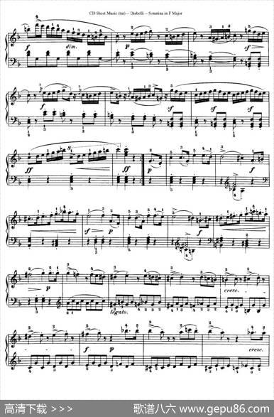 4PianoSonatinas（4首钢琴小奏鸣曲）（Op.151No.3）|安东·狄亚贝利