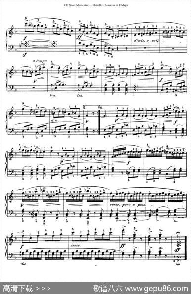 4PianoSonatinas（4首钢琴小奏鸣曲）（Op.151No.3）|安东·狄亚贝利