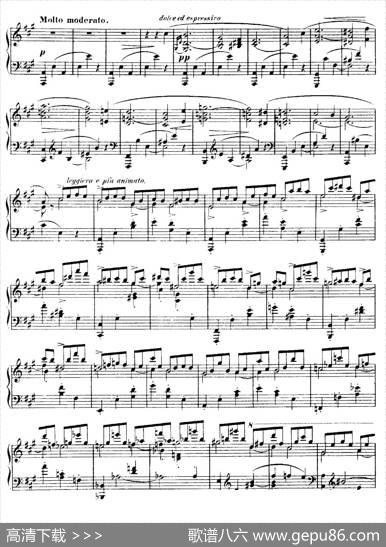 4ValsesCaprice（4首随想圆舞曲）（No.1inA）|加布里埃尔·福雷
