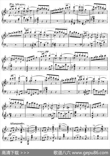 4ValsesCaprice（4首随想圆舞曲）（No.1inA）|加布里埃尔·福雷