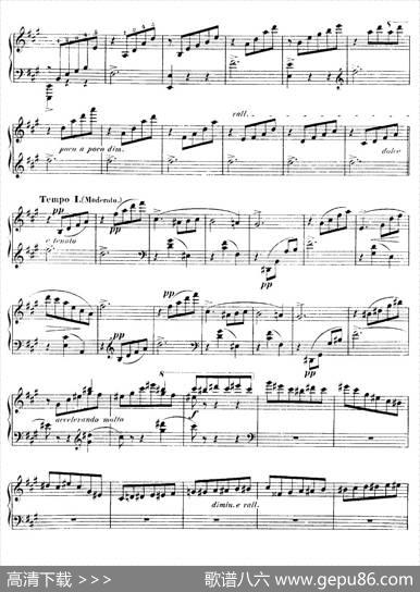 4ValsesCaprice（4首随想圆舞曲）（No.1inA）|加布里埃尔·福雷