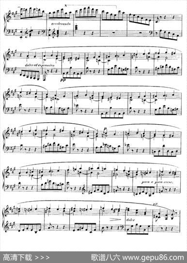4ValsesCaprice（4首随想圆舞曲）（No.1inA）|加布里埃尔·福雷