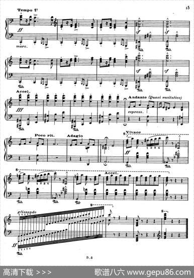 6ChantsPolonaisS.480（6首波兰歌曲·Ⅳ）|弗兰茨·李斯特