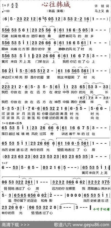 心往韩城 - 许锐|马上又