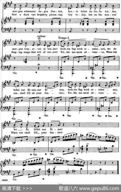 Chopin-17PolishSongsOp.74，No.5（WaseinjungesMadchenliebt.Whatayoungmai（钢琴伴奏谱）|弗雷德里克·弗朗索瓦·肖邦