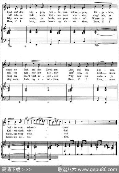 Chopin-17PolishSongsOp.74，No.13（Melancholie.Melancholy.）（钢琴伴奏谱）|弗雷德里克·弗朗索瓦·肖邦