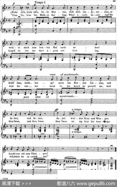 Chopin-17PolishSongsOp.74，No.16（LithauischesLied.LithuanianSong.）（钢琴伴奏谱）|弗雷德里克·弗朗索瓦·肖邦