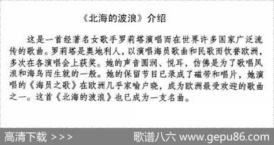 北海的波浪（德）