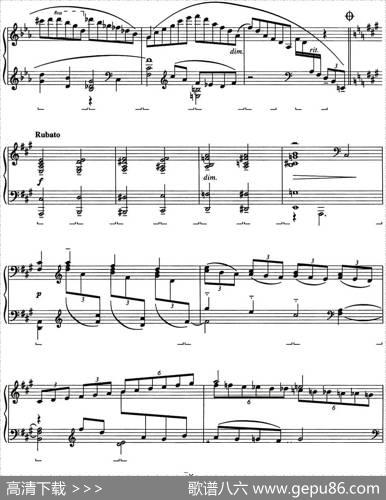 Etude1.Liza（乔治·格什温练习曲·1、莉萨）|乔治·格什温