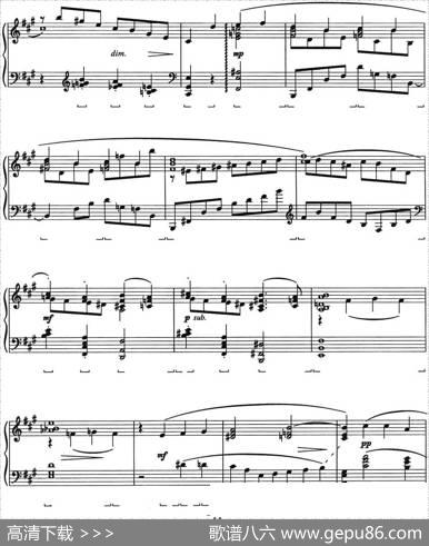 Etude2.SomebodyLovesMe（乔治·格什温练习曲·2、他深爱着我）|乔治·格什温