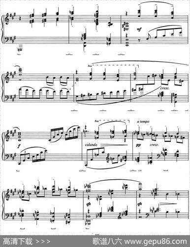 Etude2.SomebodyLovesMe（乔治·格什温练习曲·2、他深爱着我）|乔治·格什温