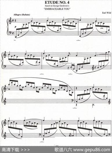 Etude4.EmbraceableYou（乔治·格什温练习曲·4、拥抱你）|乔治·格什温