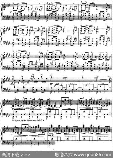 柴可夫斯基18首钢琴小品Op.72（2.Berceuse）|[俄]彼得·伊利奇·柴可夫斯基