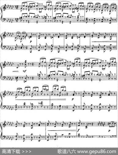 柴可夫斯基18首钢琴小品Op.72（10.Scherzo-fantaisie）|[俄]彼得·伊利奇·柴可夫斯基