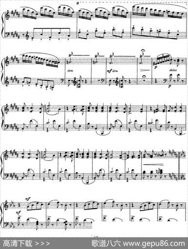 柴可夫斯基18首钢琴小品Op.72（11.Valsebluette）|[俄]彼得·伊利奇·柴可夫斯基