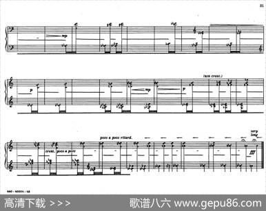 12EtudesforPiano（博尔科姆12首钢琴练习曲·9）|威廉·博尔科姆