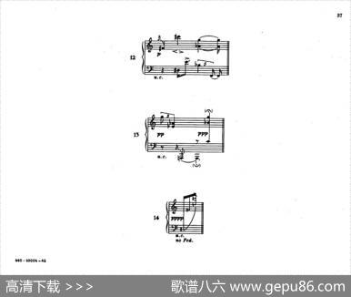 12EtudesforPiano（博尔科姆12首钢琴练习曲·10）|威廉·博尔科姆