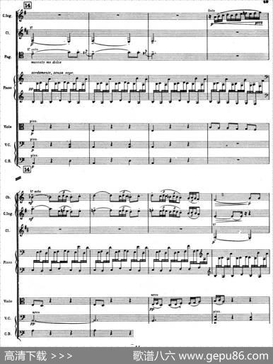 NightsintheGardensofSpain西班牙花园之夜（总谱：Ⅱ、Danzalejana）|曼努埃尔·德·法雅