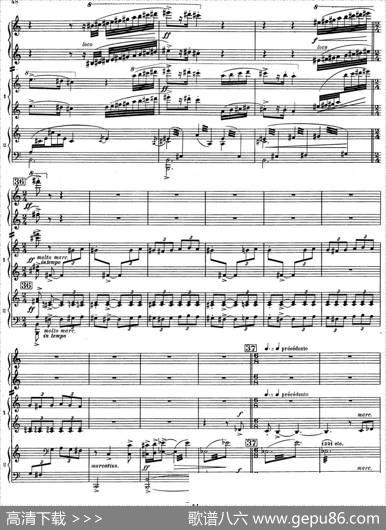 NightsintheGardensofSpain西班牙花园之夜双钢琴版（Ⅲ-EnlosjardinesdelaSierradeCordoba）|曼努埃尔·德·法雅
