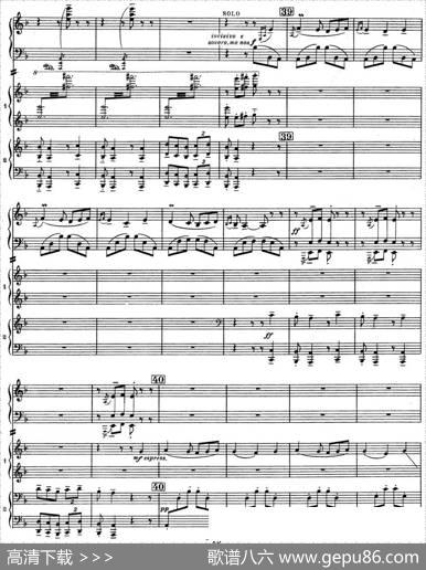 NightsintheGardensofSpain西班牙花园之夜双钢琴版（Ⅲ-EnlosjardinesdelaSierradeCordoba）|曼努埃尔·德·法雅